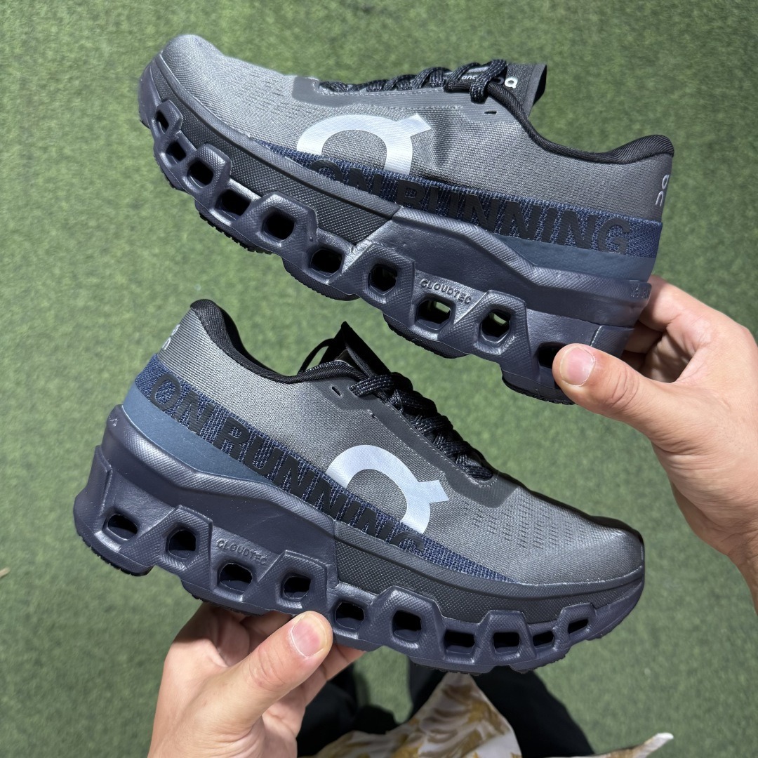 On Cloudmonster 2: Comfortable and versatile, non-slip and abrasion-resistant, low-cut running shoes.
