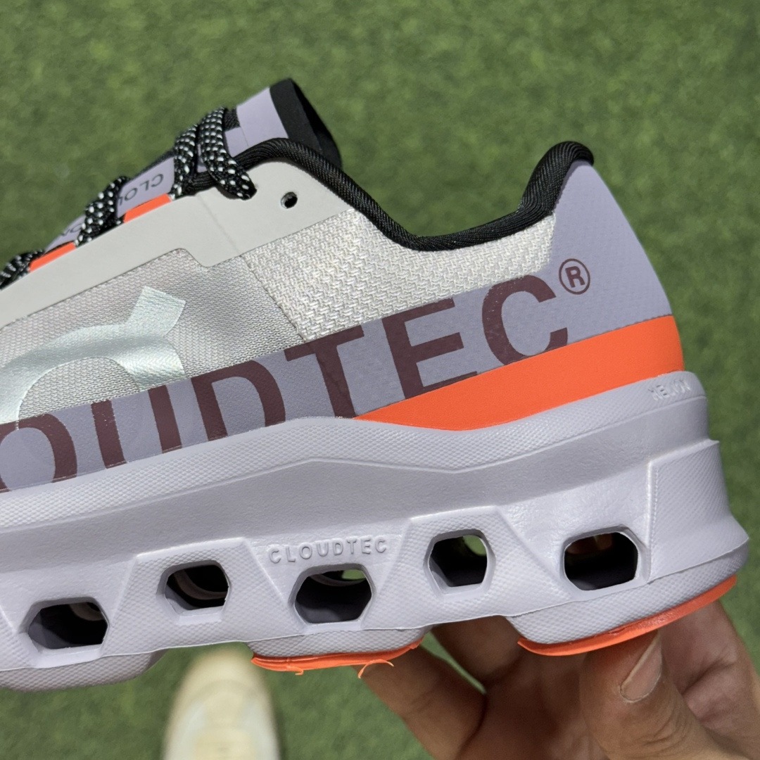 On Cloudmonster sports comfortable fashion trendy technology style fabric low top carbon plate long running running shoes - Image 4
