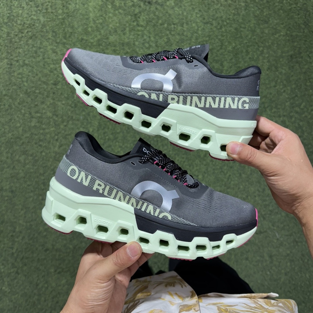 On Cloudmonster 2: Comfortable and versatile, non-slip and abrasion-resistant, low-cut running shoes.