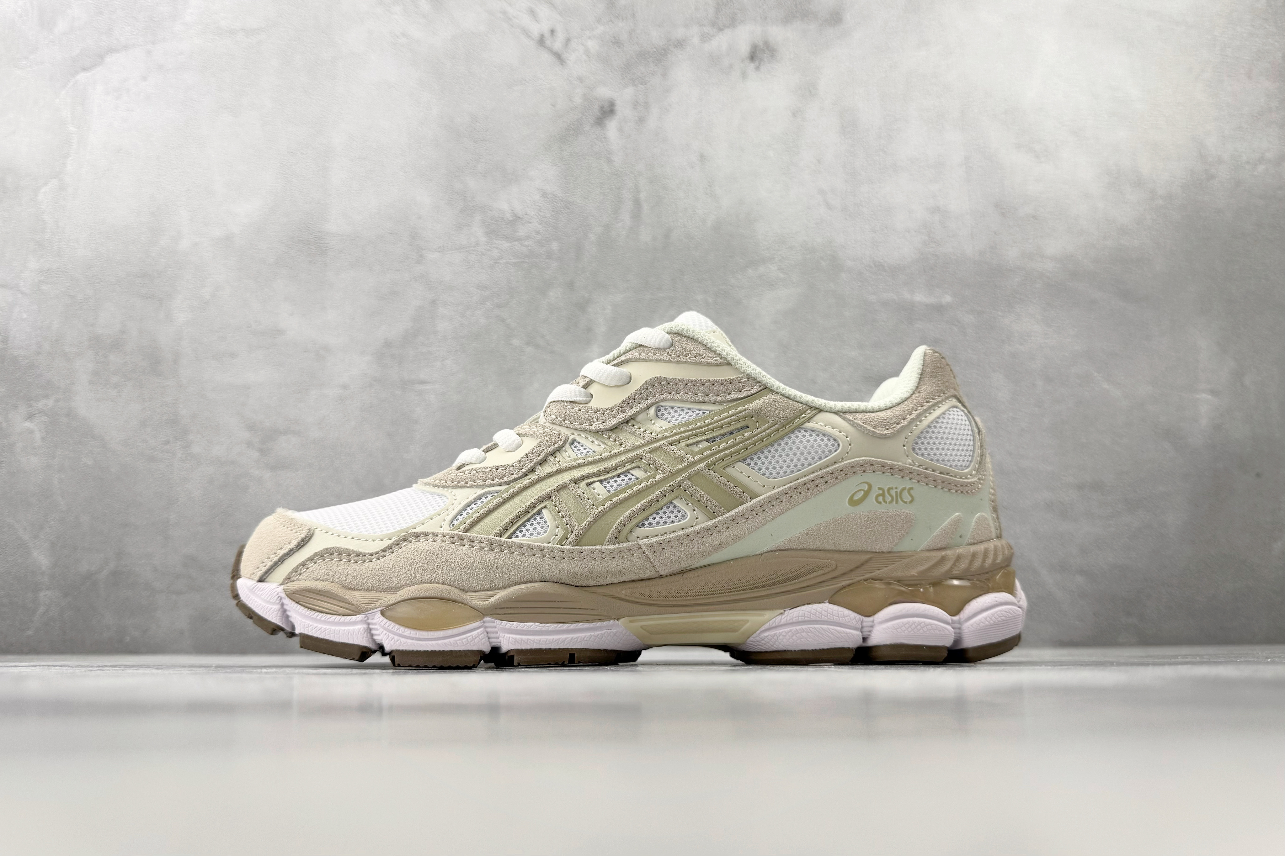 Asics GEL-NYC series White/Feather Grey beige Brown 1203A663-102