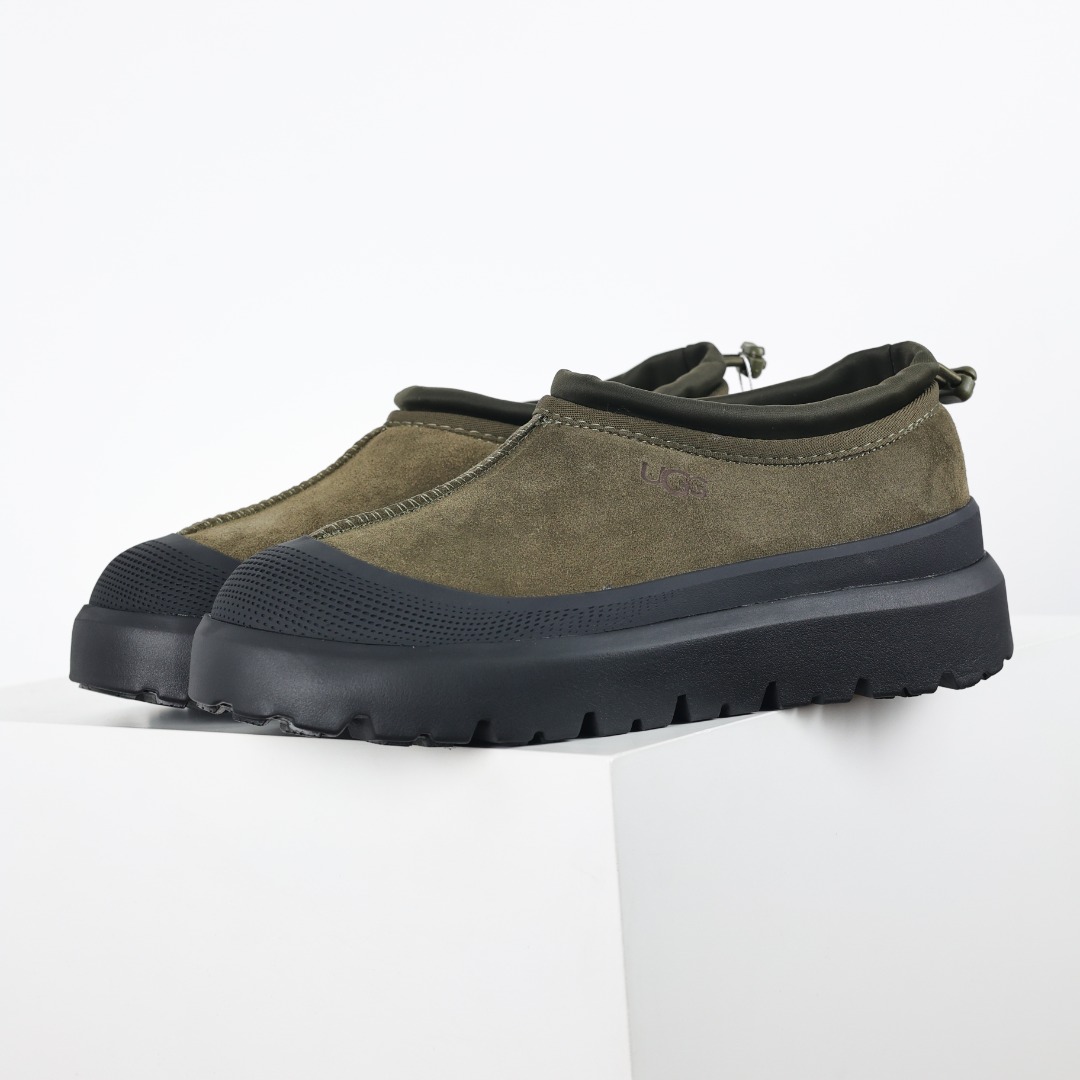 UGG Tasman Weather Hybrid army green black background outdoor Tasman 1144096-NIGH