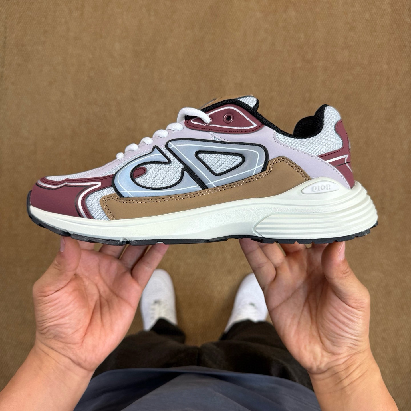 DIOR B30 CD White Brown wine red 3SN279ZEI