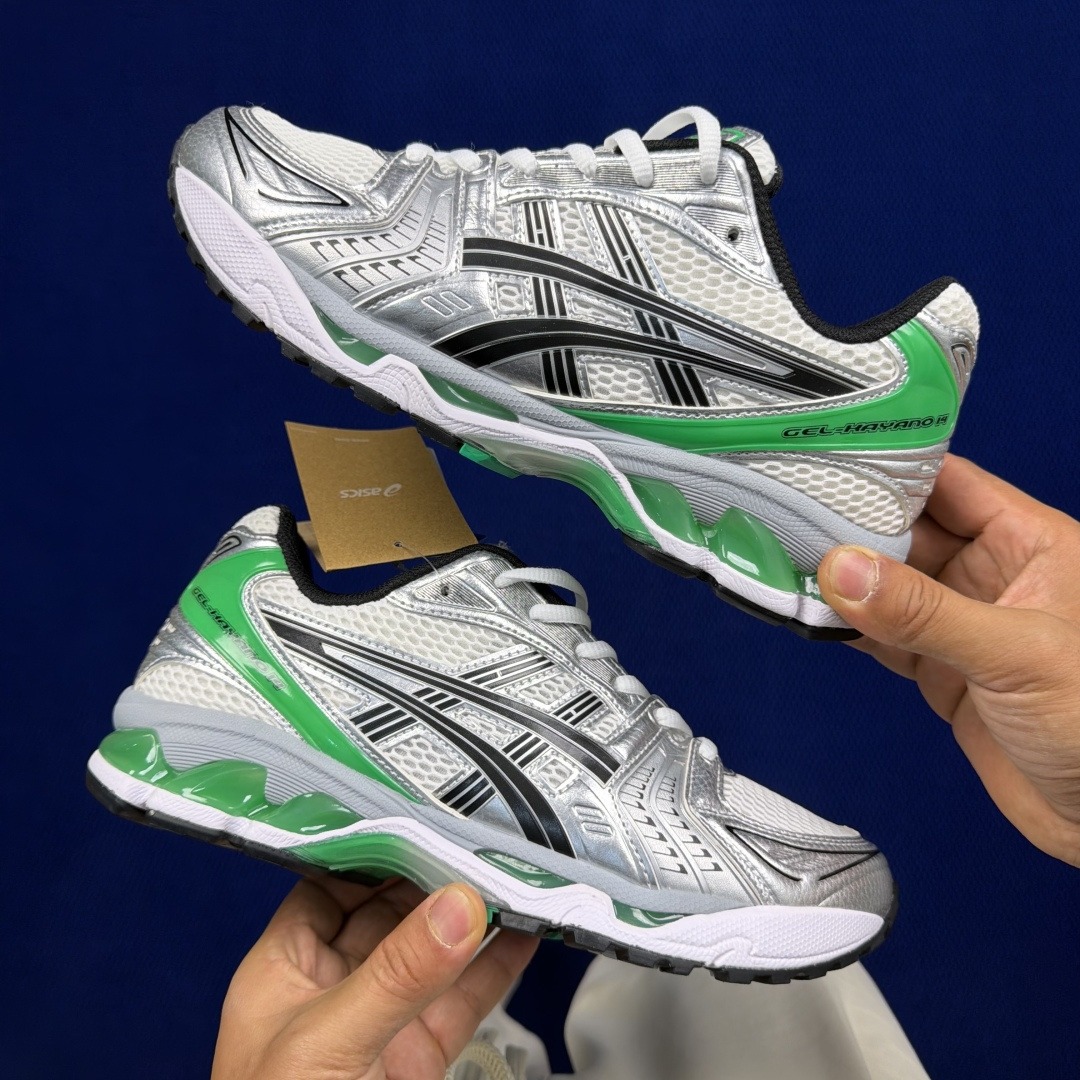ASICS Gel-Kayano 14 1201A019-119 silver Black Green