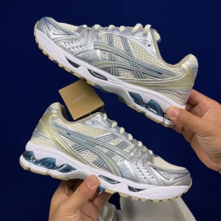 ASICS Gel-Kayano 14 1201A019-105 silver white Green
