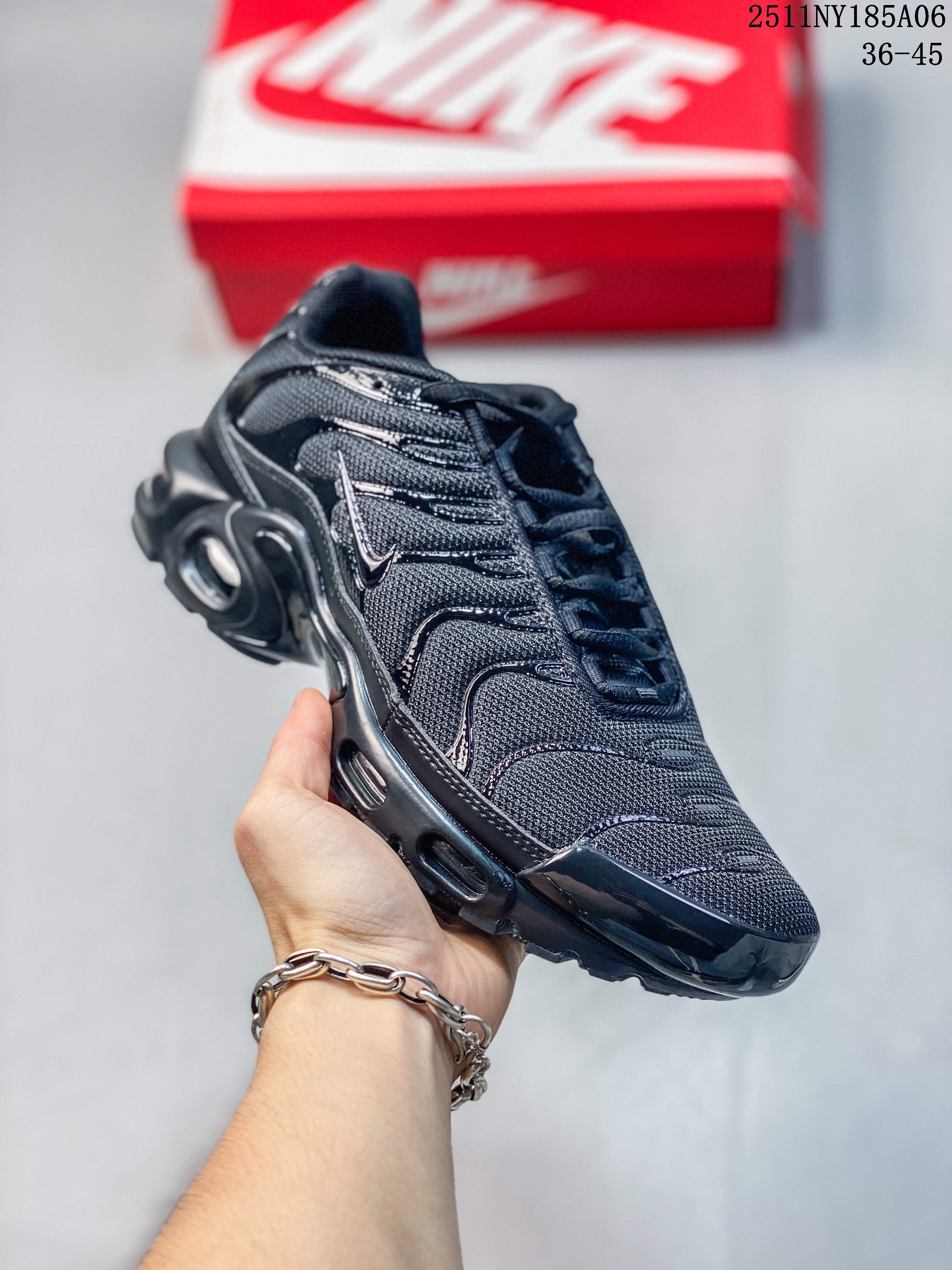Nike Air Max Plus (TN) Triple Black All Black Warrior ‑050