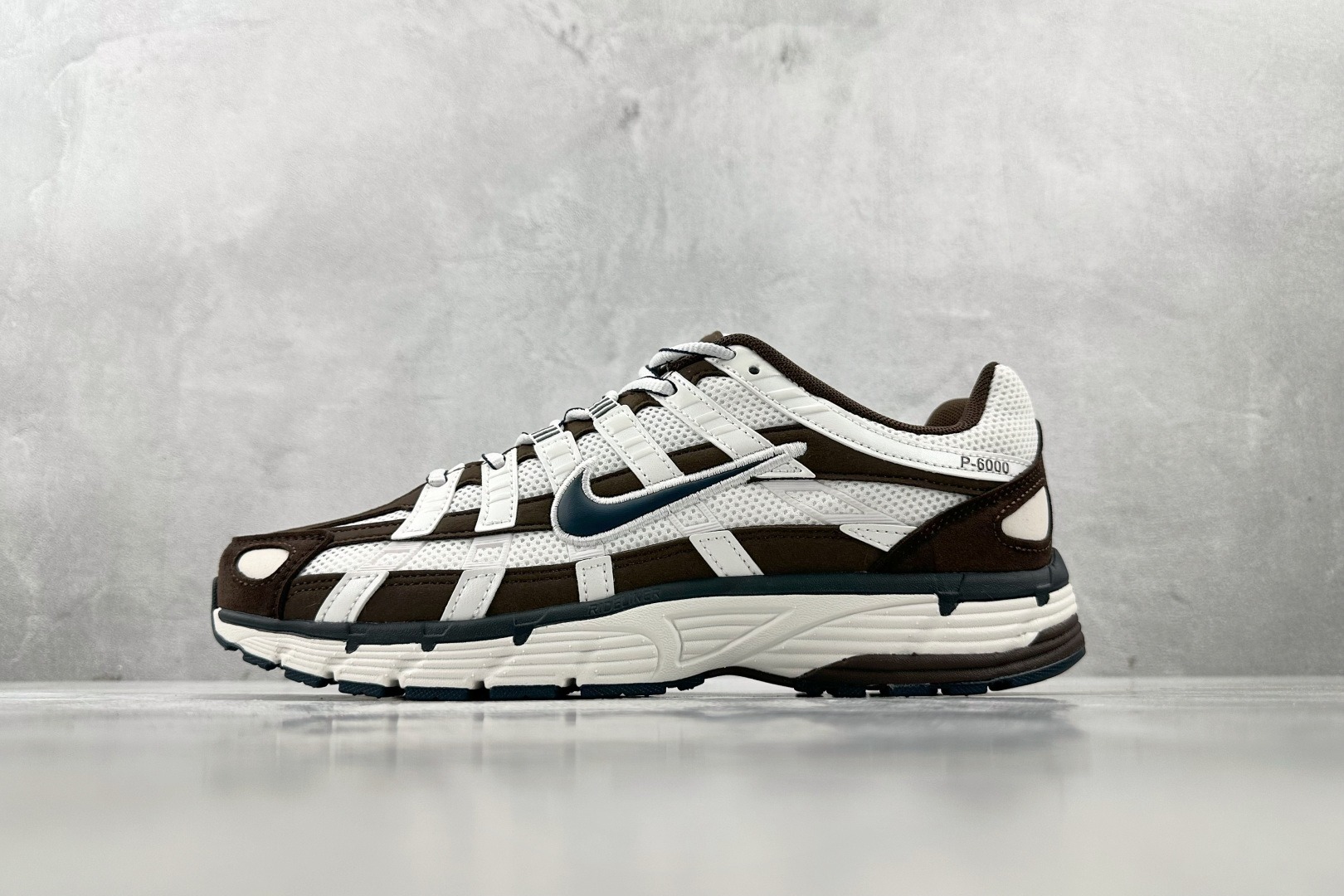 Nike P-6000 White Brown Hidden Blue Hook HF9999-001