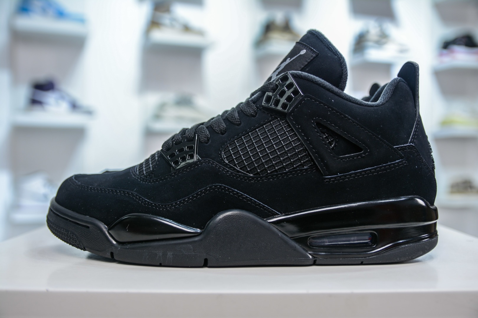 Air Jordan 4 Retro Black Cat Black Cat All Black cu1110‑010