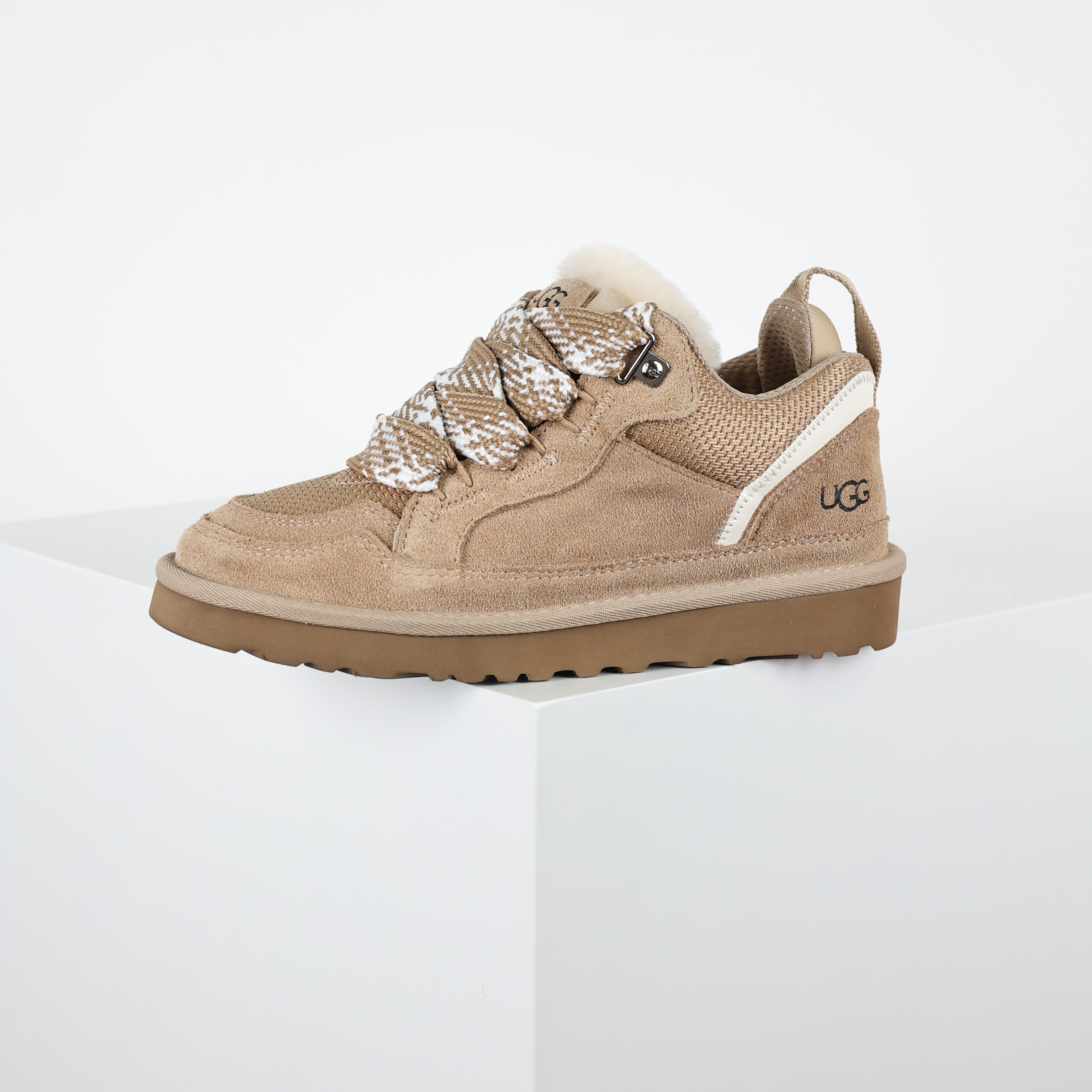 UGG Lowmel Sand Maroon casual snowboard shoes | Item No. 1152410-SAN