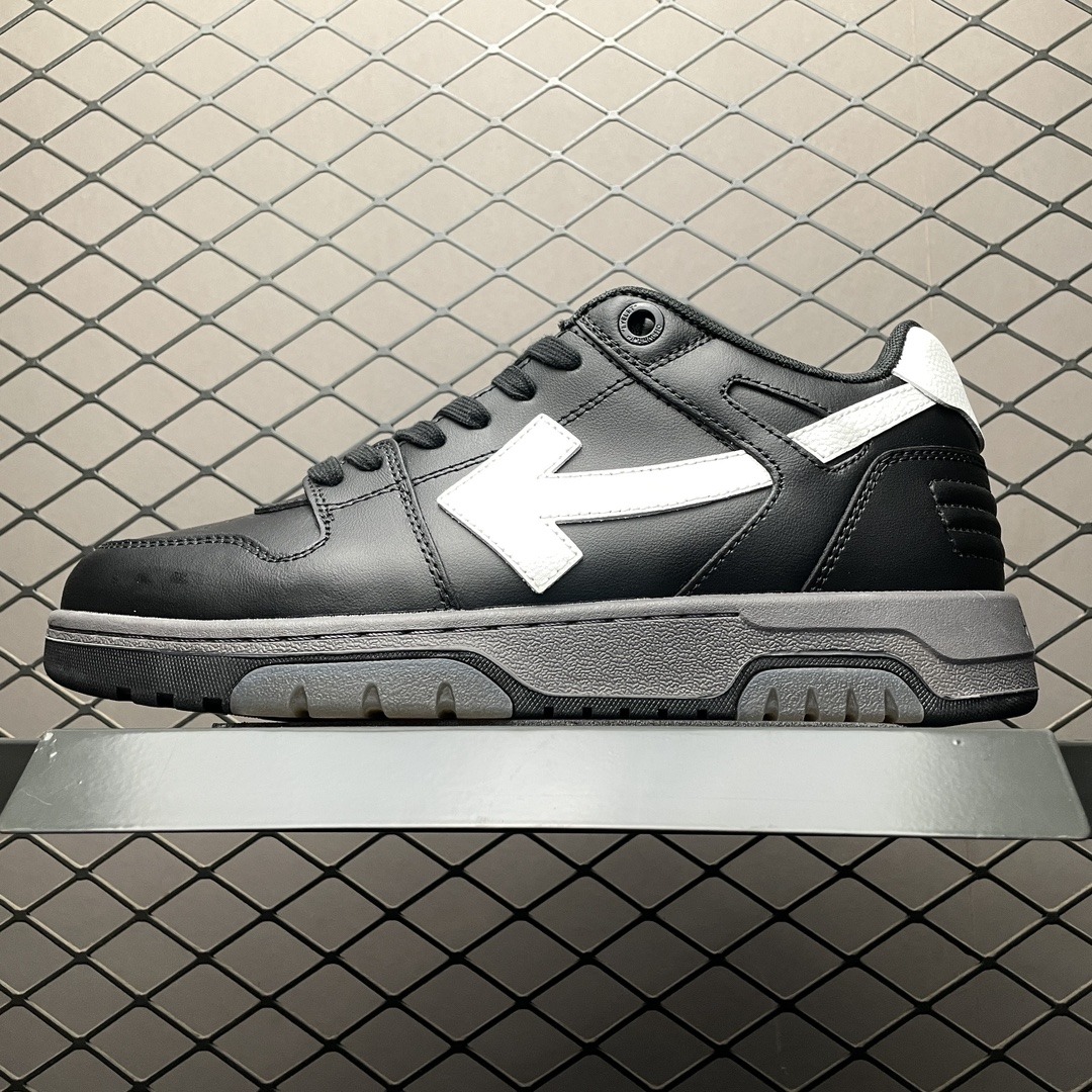 Off‑white out‑of-Office Sneaker black and White arrow low-top sneakers OWIA250F24LEA0011000