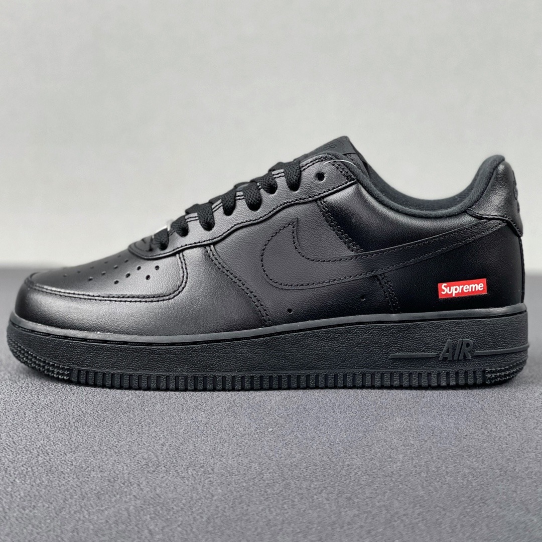 Nike Air Force 1 Low × Supreme black cu9225‑001
