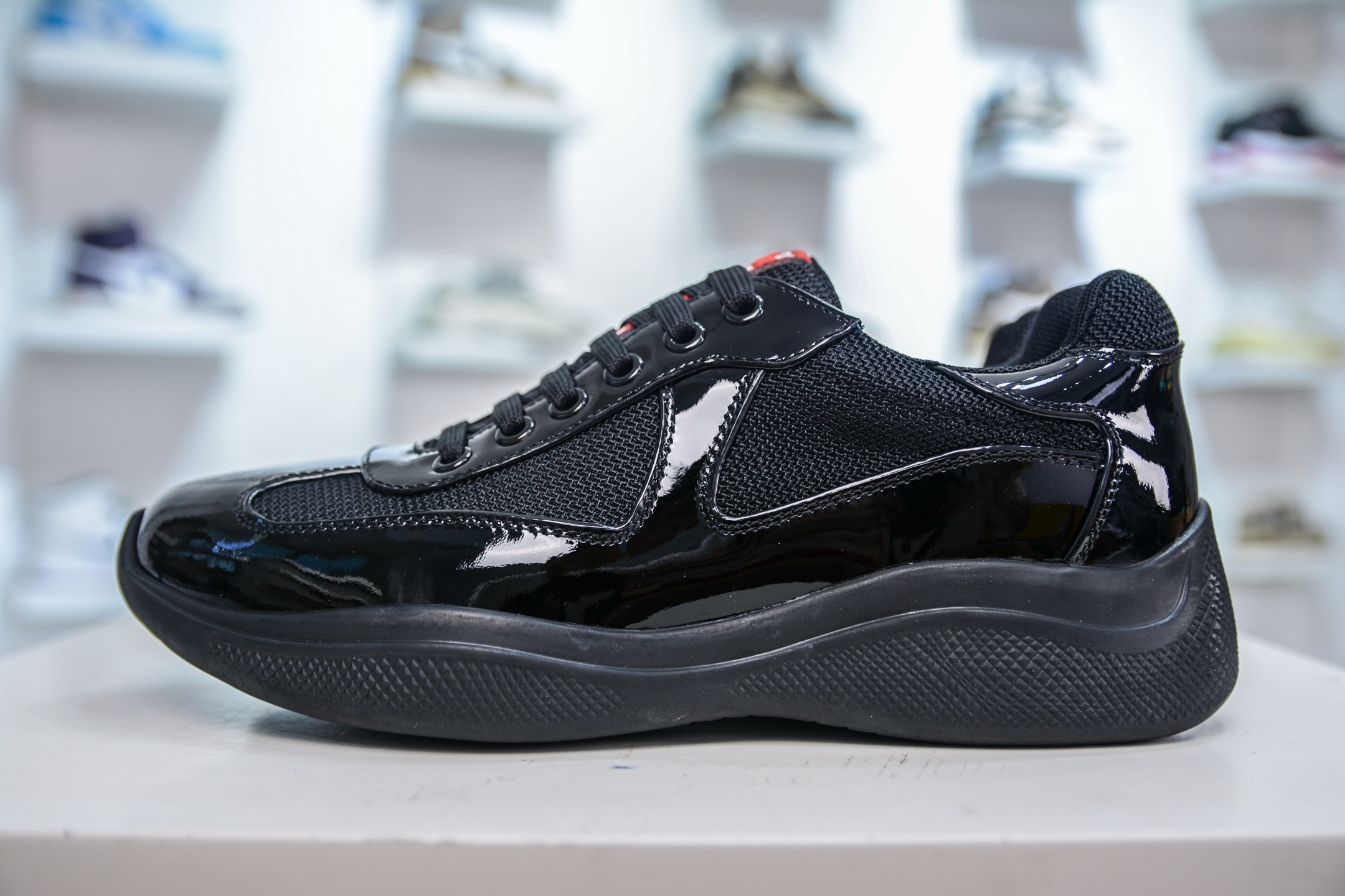 PRADA America's Cup patent leather black 4E3400 ASZ F0002