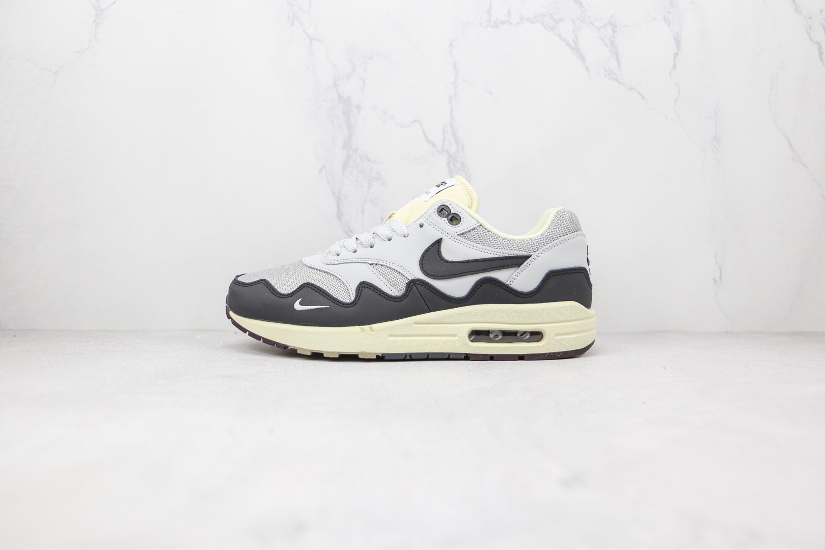 Patta Nike Air Max 1 Grey White Black Wave DH1348-002